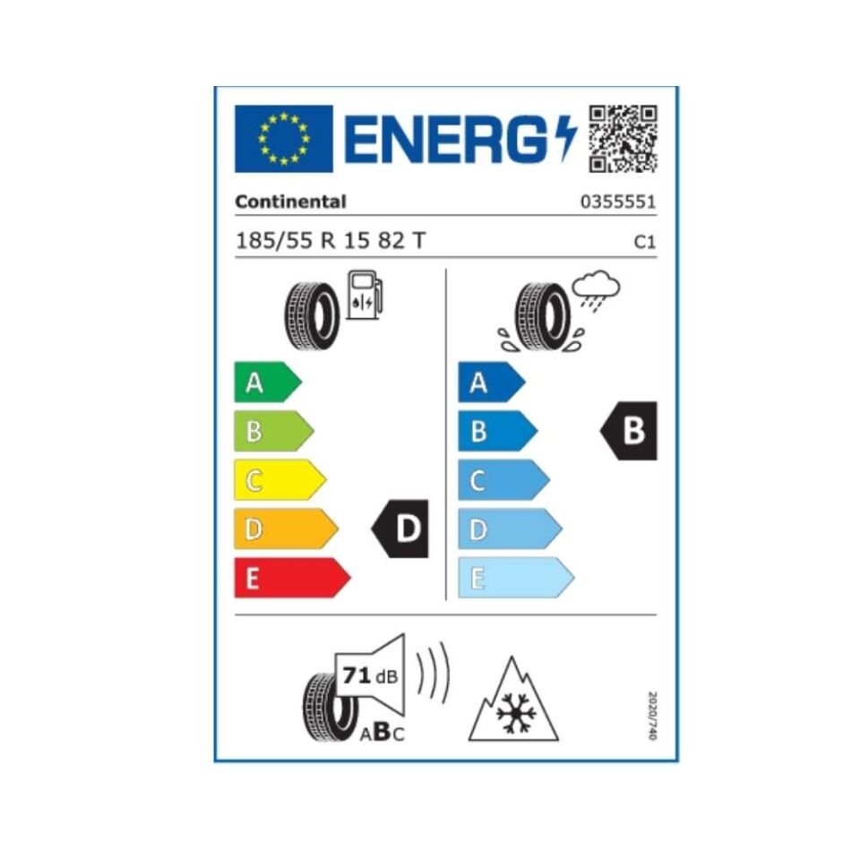 Continental 185/55R15 Winter Contact Ts870 82T (Üretim Yılı:2025)