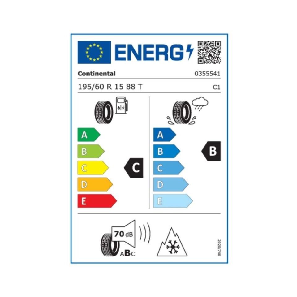 Continental 195/60R15 Winter Contact Ts870 88T (Üretim Yılı:2025)