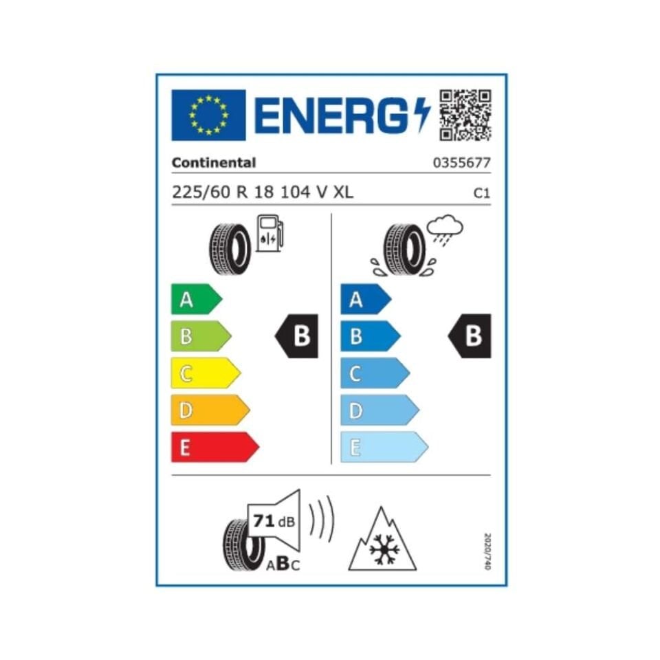 Continental 225/60R18 Winter Contact Ts870 Xl 104V (Üretim Yılı:2025)