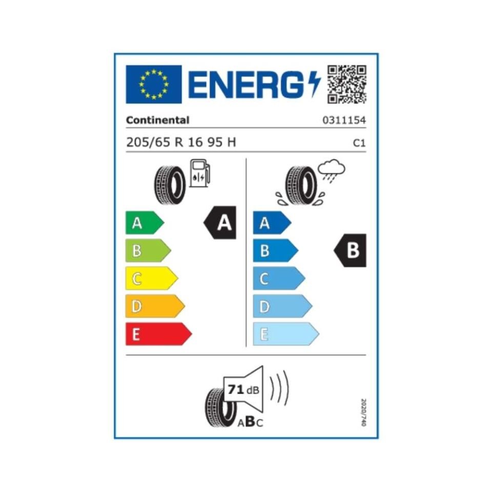 Continental 205/65R16 Eco Contact 6 95H (Üretim Yılı:2025)