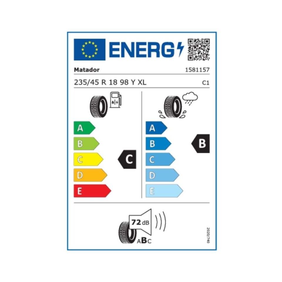 Matador 235/45R18 Hectorra 5 Xl Fr 98Y (Üretim Yılı:2025)