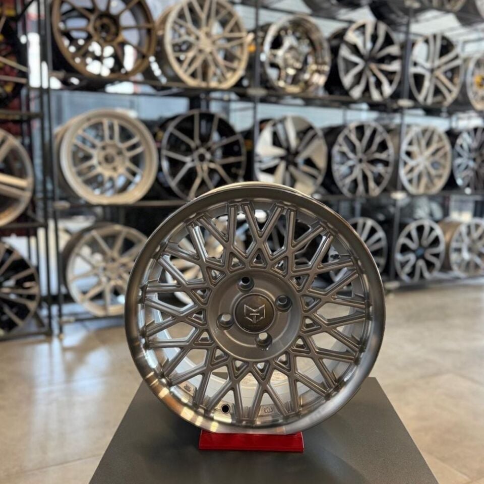 MAC TORK-3375 15 İnç 6.5J 4x100 ET35 73.1 Silver + Lip Jant Modeli  (Takım)