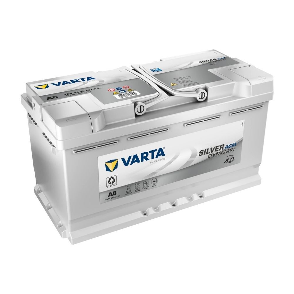 Varta Dynamic A5 Start-Stop AGM 12 V 95 Ah 850 A (Üretim Yılı:2025) ⚠️Eski Akü İadesiz Fiyatıdır