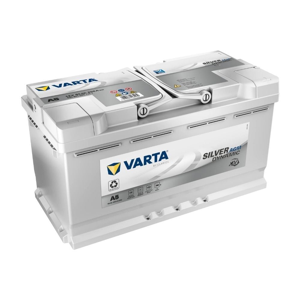 Varta Dynamic A5 Start-Stop AGM 12 V 95 Ah 850 A (Üretim Yılı:2025) ⚠️Eski Akü İadesiz Fiyatıdır