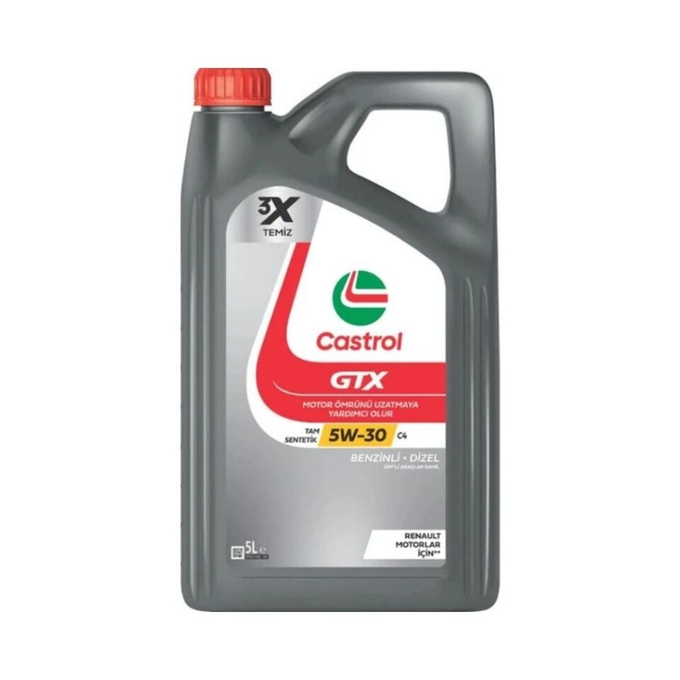 CASTROL DİESEL GTX 5W30 TU 5L (Üretim Yılı:2025)