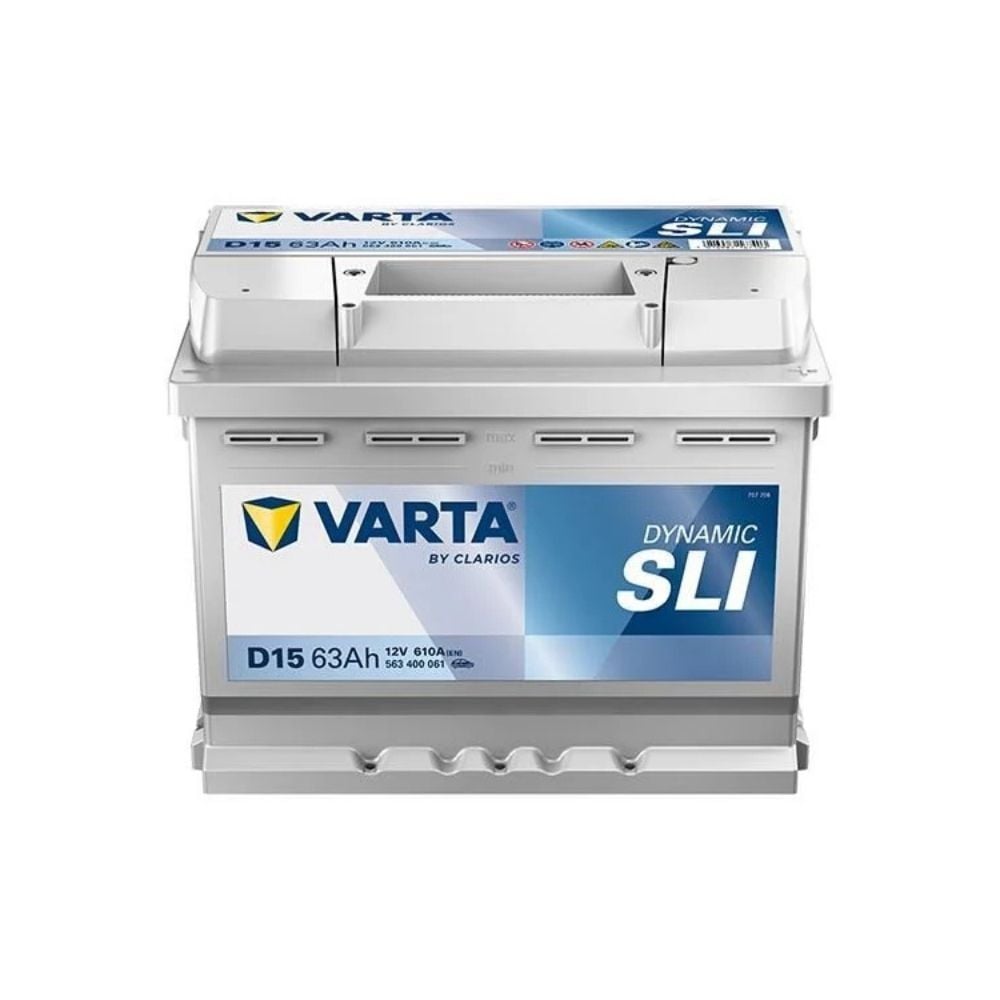 Varta Silver Dynamic D15 12 V 63 Ah 610 CCA Akü (Üretim Yılı:2025)