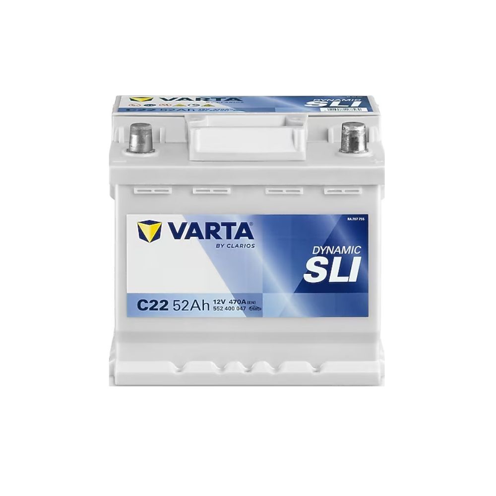 Varta Blue Dynamic C22 12 V 52 Ah 470 CCA Akü  (Üretim Yılı:2025)⚠️Eski Akü İadesiz Fiyatıdır
